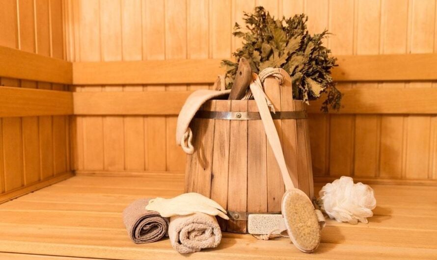 La tradition de la détente avec un sauna traditionnel à poêle